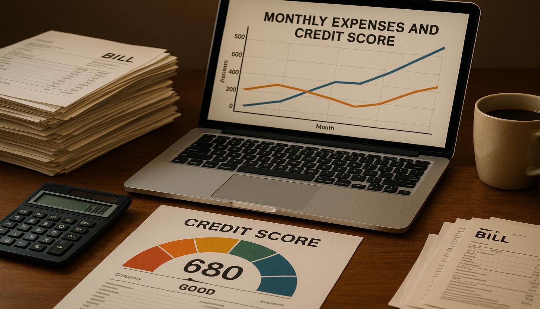 The Relationship between Monthly Expenses and Your Credit Score